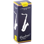 Vandoren Traditional Tenor Saxophone Reeds, Strength 2.5, 5-Pack