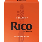 Rico Bb Clarinet Reeds, 2.5 Strength, 10-Pk