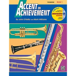 Accent on Achievement - Trombone Book 1 with CD