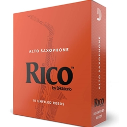 Rico Alto Sax Reeds, 3.0 Strength, 10-Pack