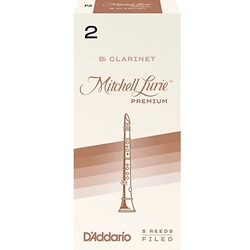 Mitchell Lurie Premium Clarinet, 2 Strength Reeds, 10 Pack