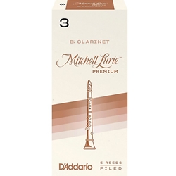 Mitchell Lurie Premium Clarinet, 3 Strength Reeds, 10 Pack