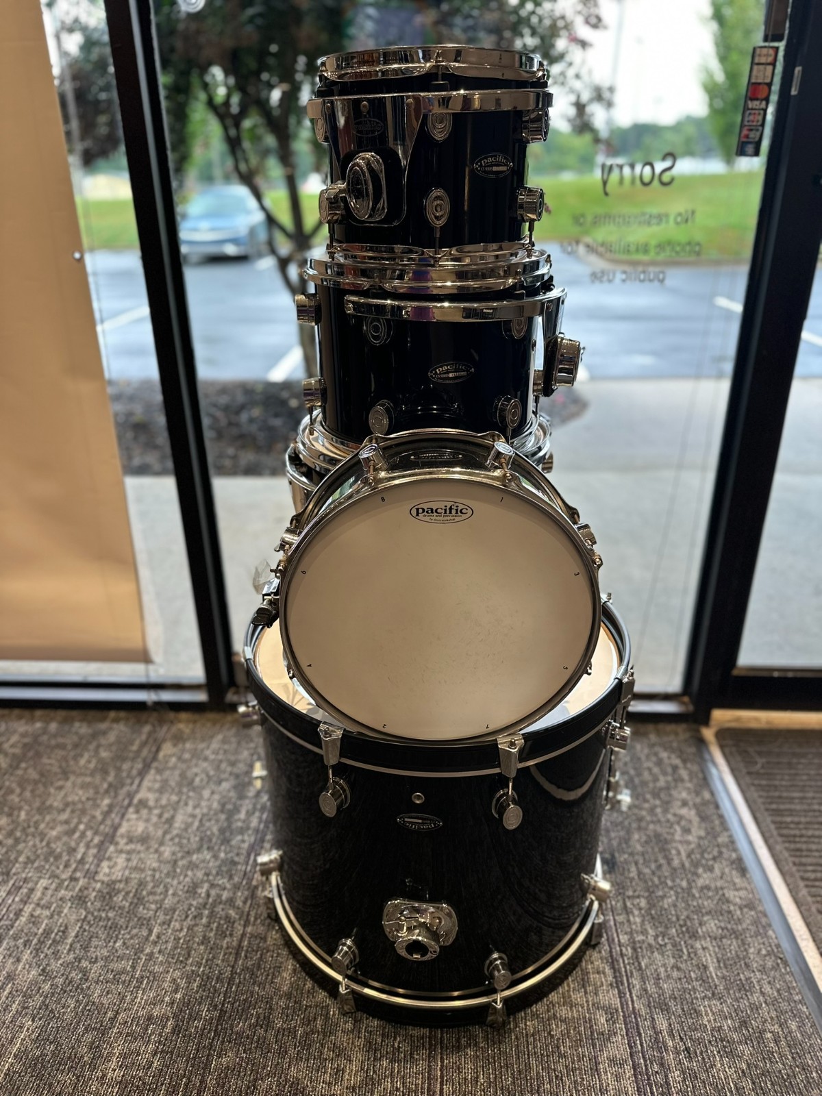 PDP Pacific CX Series 5-Piece Drum Set - Black