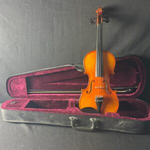 Maple Leaf MLS130VN 4/4 Violin Outfit w/ Case & NEW GLASSER BOW