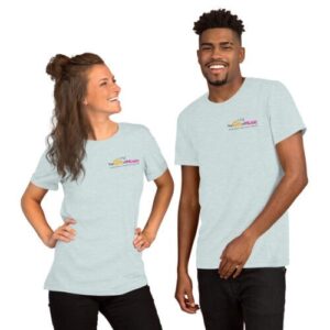 Unisex Gift of Music Pastel Soft Tee Shirt - Medium Heather Ice Blue