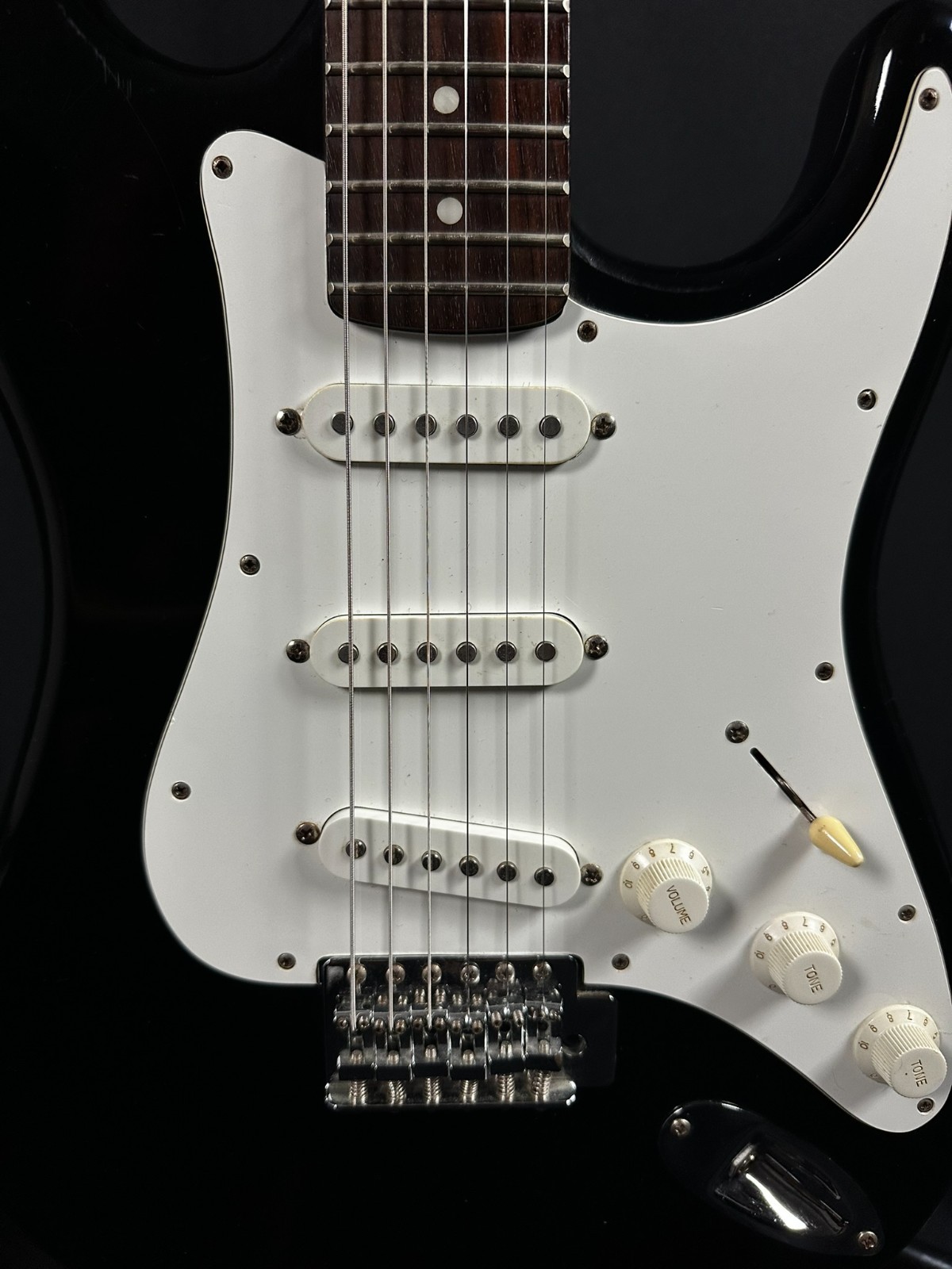 Hamer Slammer SSS Electric Guitar, Black - Image 6