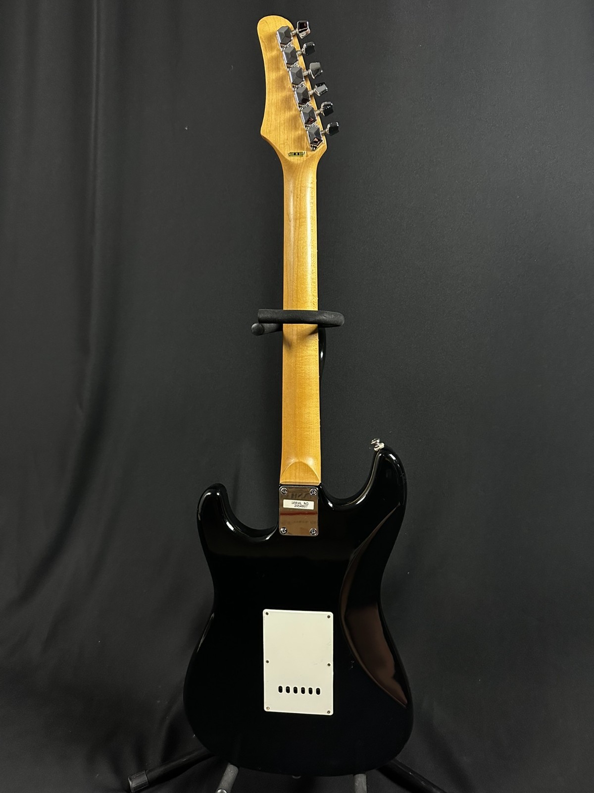 Hamer Slammer SSS Electric Guitar, Black - Image 8