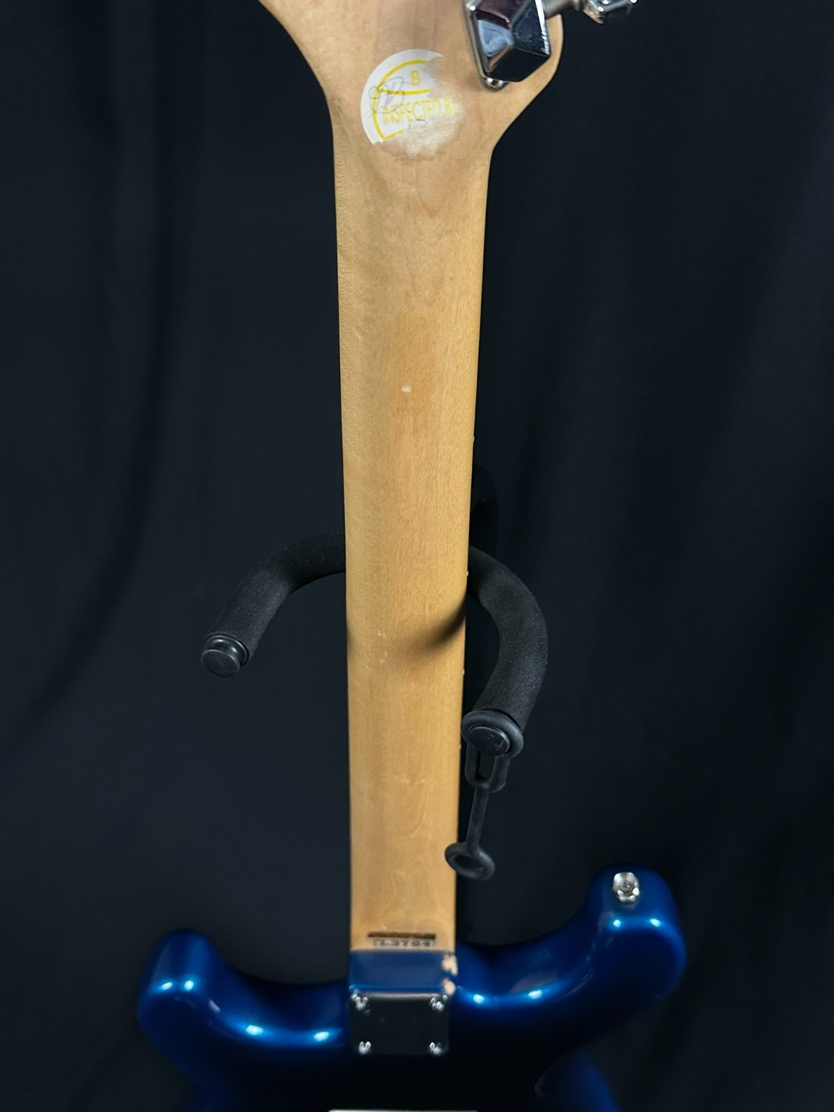 Lotus Made in India L3764 Electric Guitar w/ Pearloid Pickguard, Electric Blue - Image 10