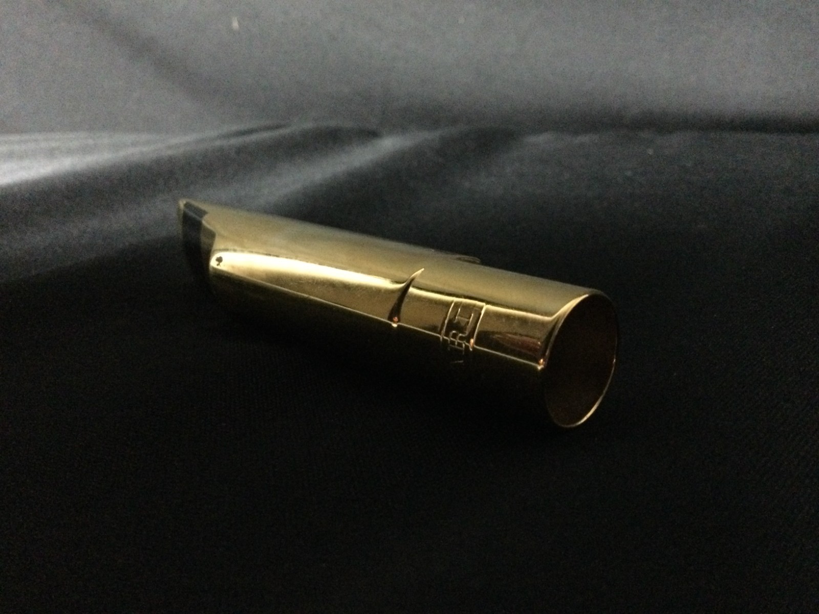 BARI Gold 95 Tenor Sax Gold Plated Brass Mouthpiece w/ Ligature & Cap - Image 6