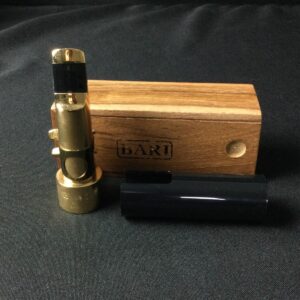 BARI Hawk II 5 Alto Sax Saxophone Gold Plated Brass Mouthpiece Set