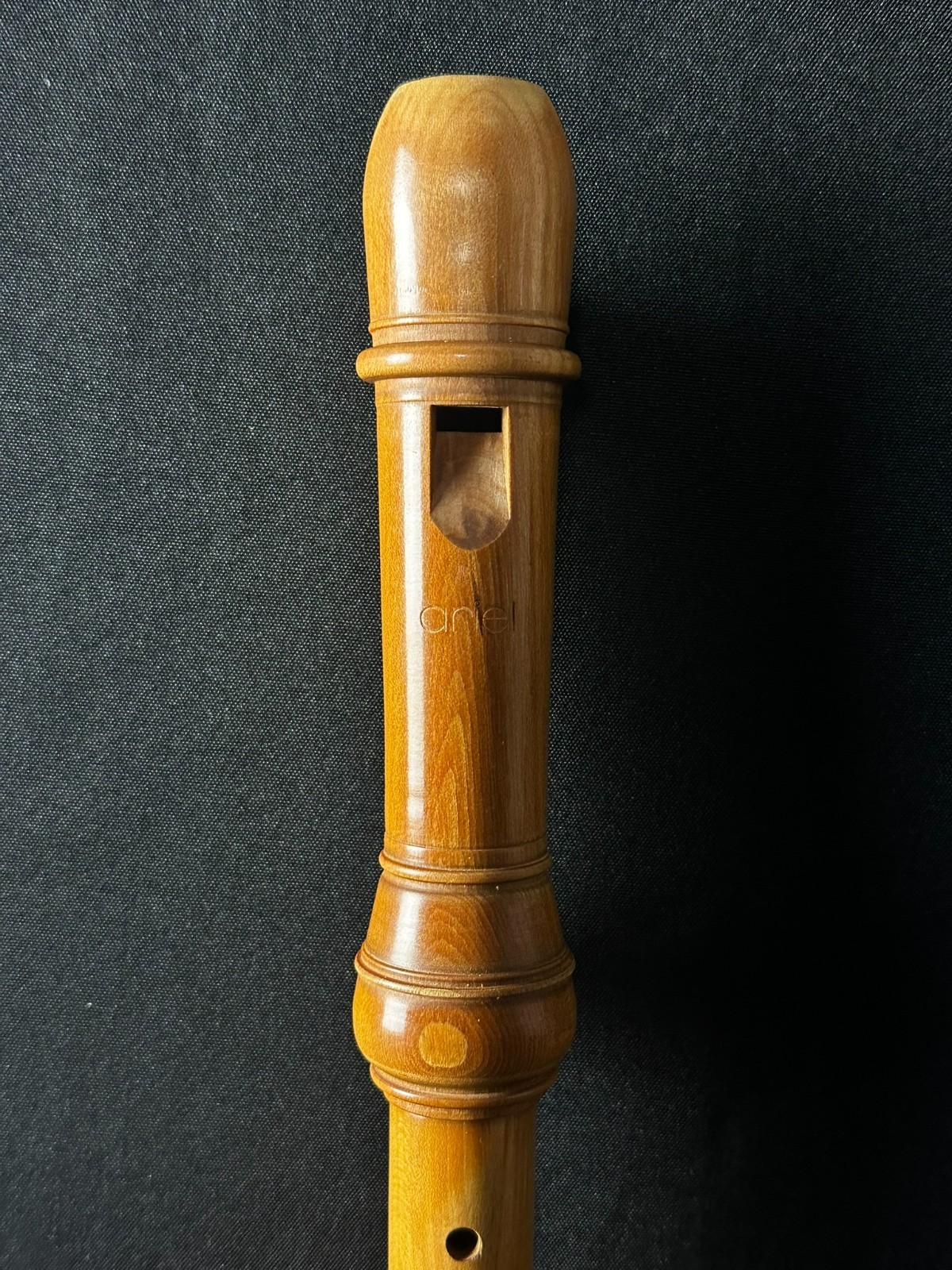 Ariel Soprano Wood Recorder w/ Carrying Case - Image 2
