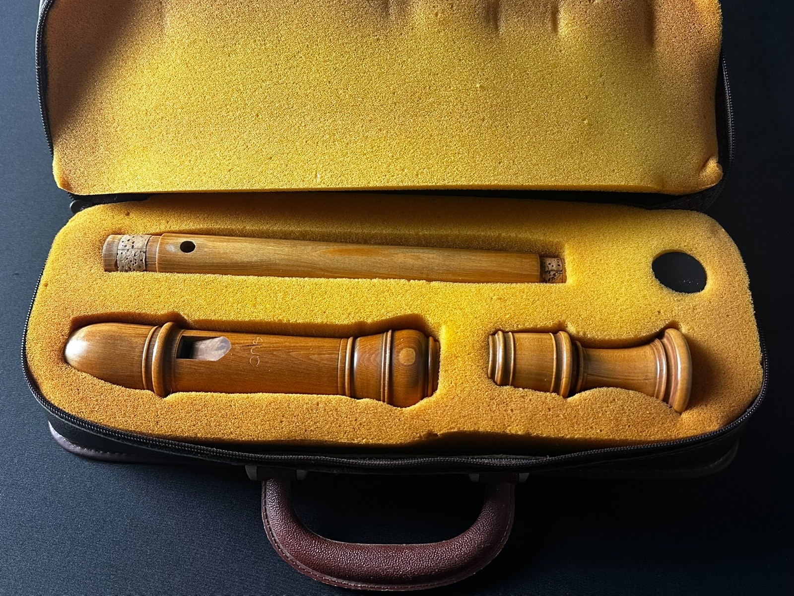 Ariel Soprano Wood Recorder w/ Carrying Case - Image 8