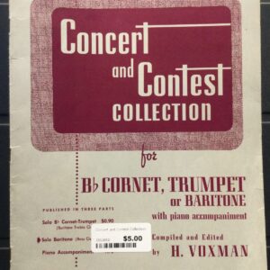Rubank Concert and Contest Collection for Bb Cornet/Trumpet/Baritone (Baritone)