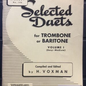 Rubank Selected Duets for Trombone or Baritone, Vol. 1