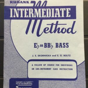 Rubank Intermediate Method for Eb or BBb Bass