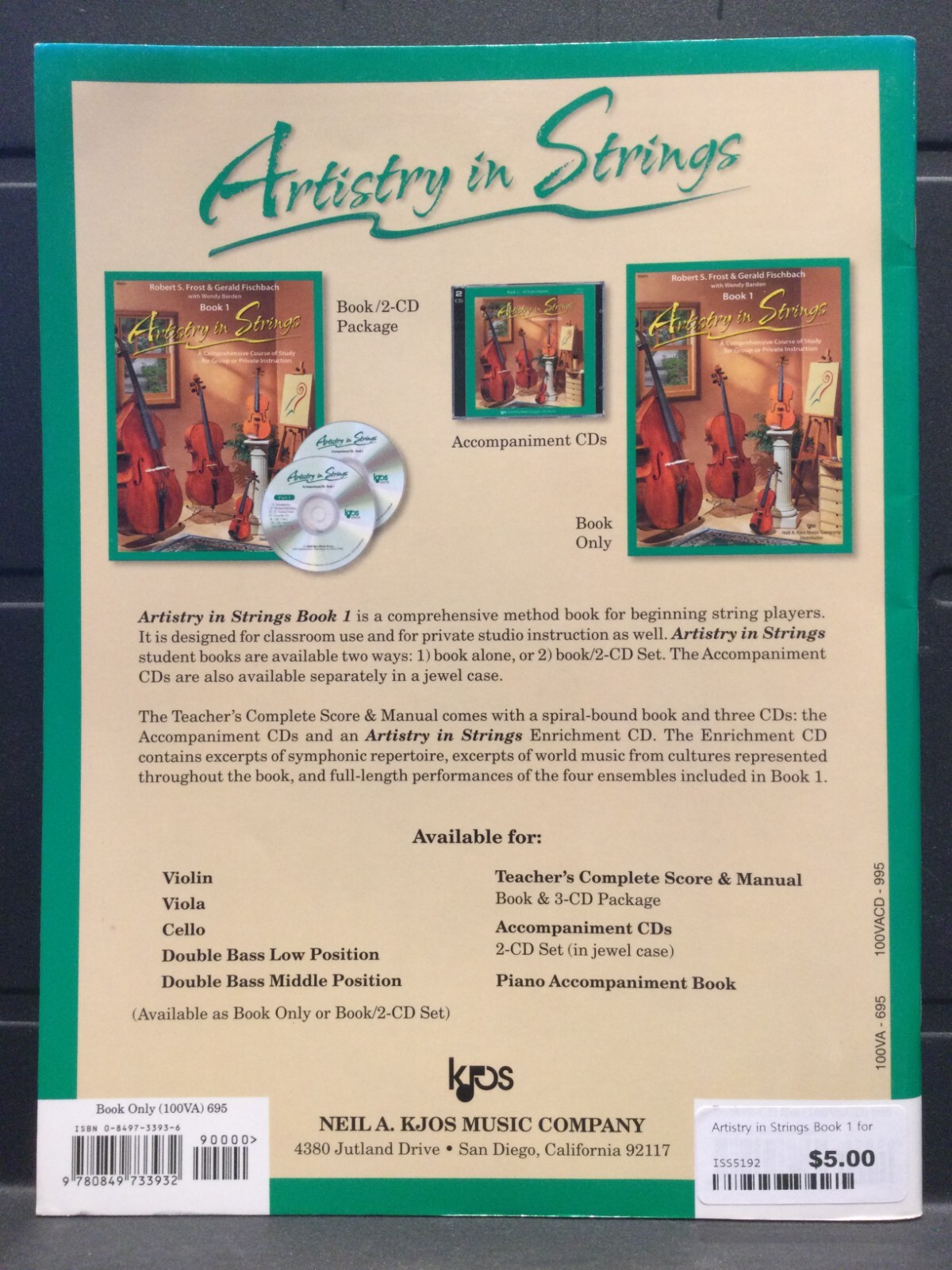 Artistry in Strings - Viola Book 1 - Image 2