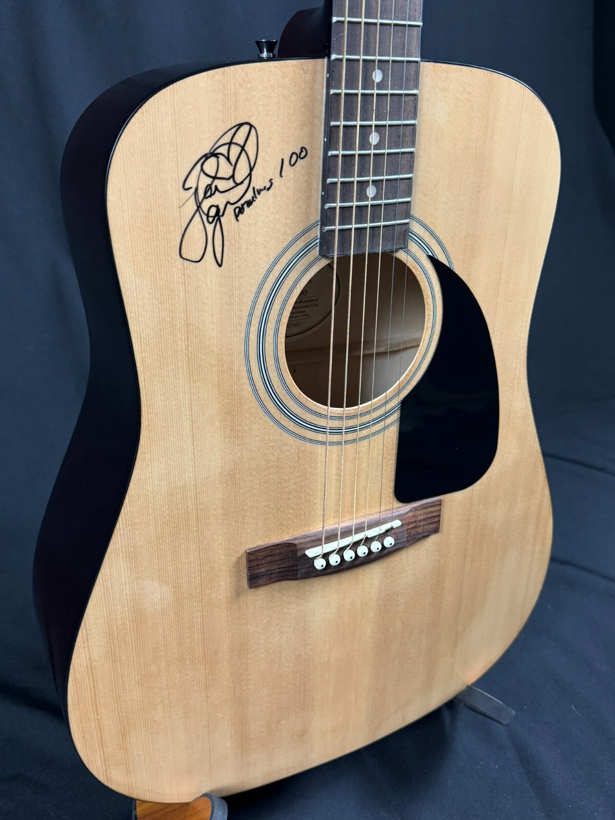 Fender FA-100 Acoustic Guitar - Signed by CCM Artist Jamie Grace *AUTOGRAPHED* - Image 11