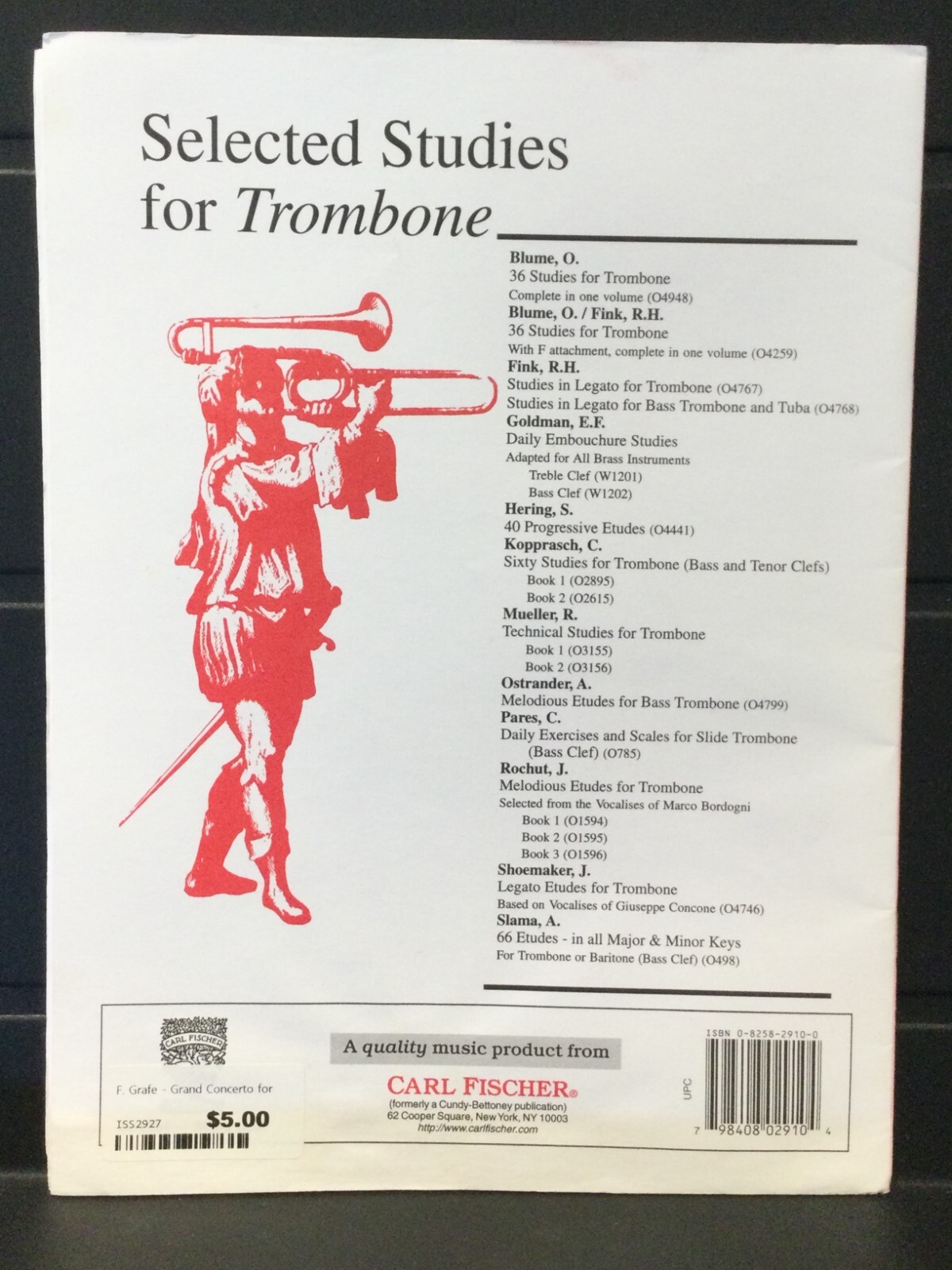 Grafe - Grand Concerto for Bassoon, Trombone, or Baritone - Image 2