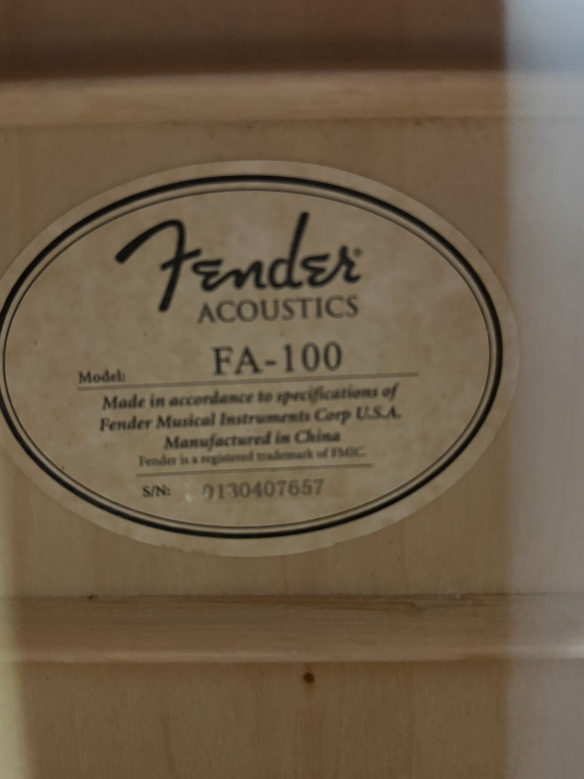 Fender FA-100 Acoustic Guitar - Signed by CCM Artist Jamie Grace *AUTOGRAPHED* - Image 12