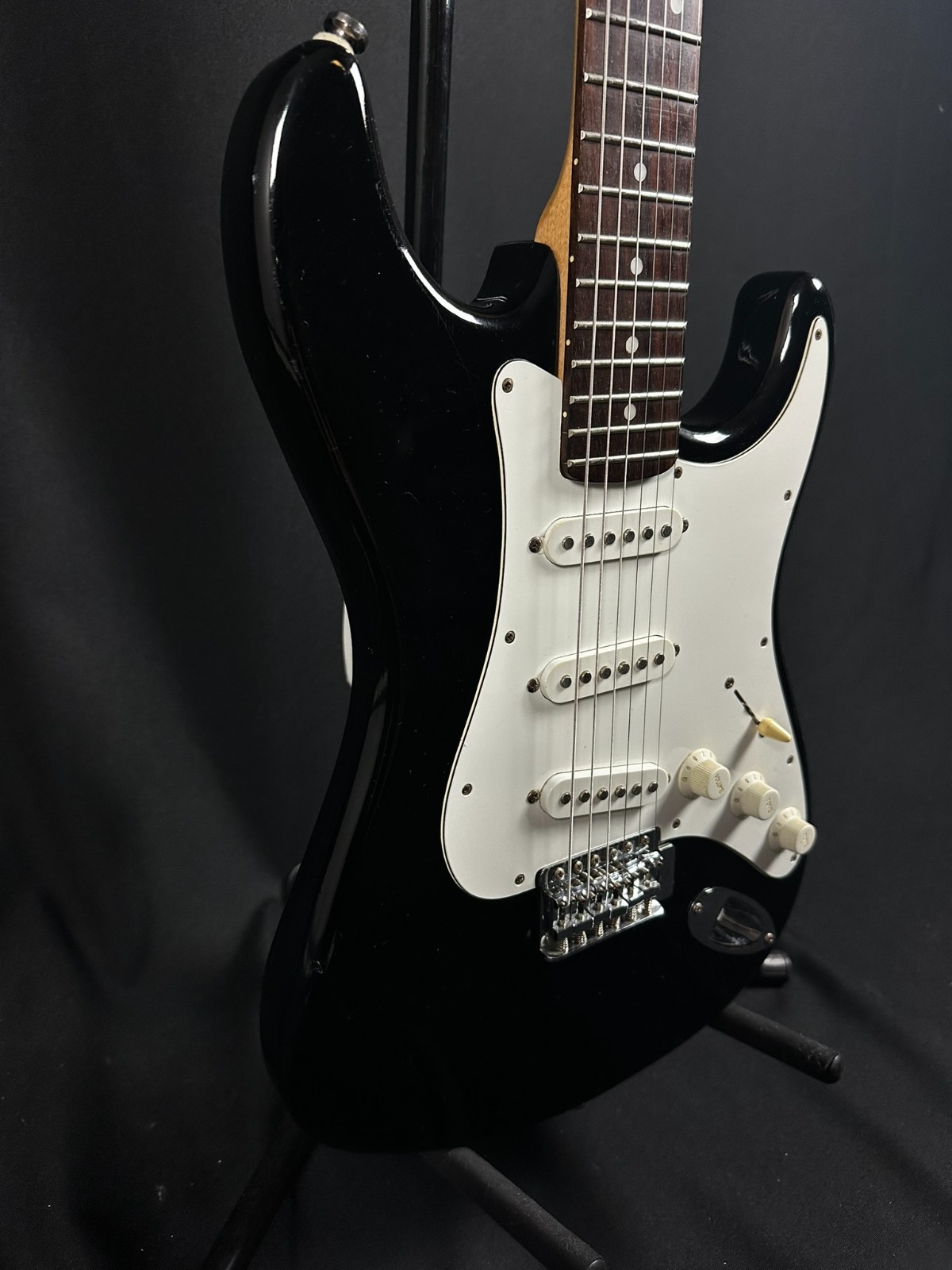 Hamer Slammer SSS Electric Guitar, Black - Image 5