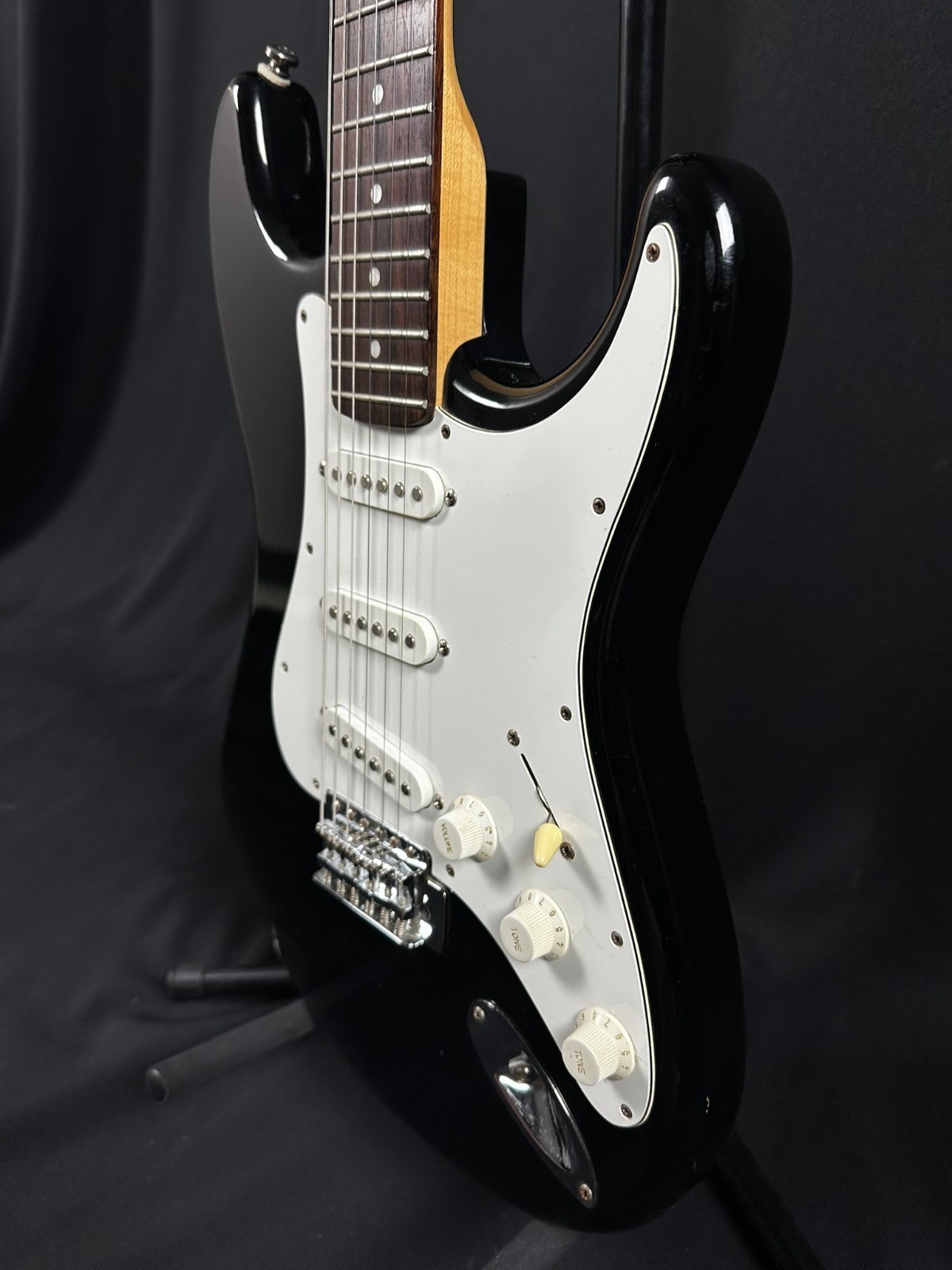 Hamer Slammer SSS Electric Guitar, Black - Image 7