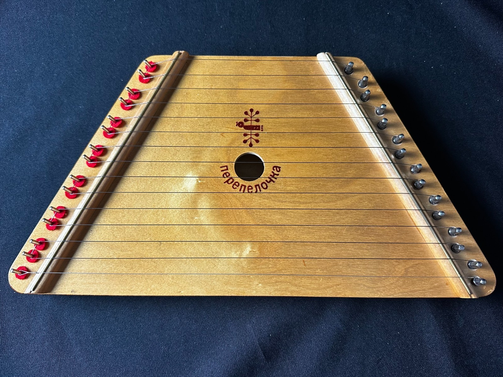 Peelerman-McLaughlin P.M. 15-String Lyrical Lap Harp (Vintage) Made in Belarus