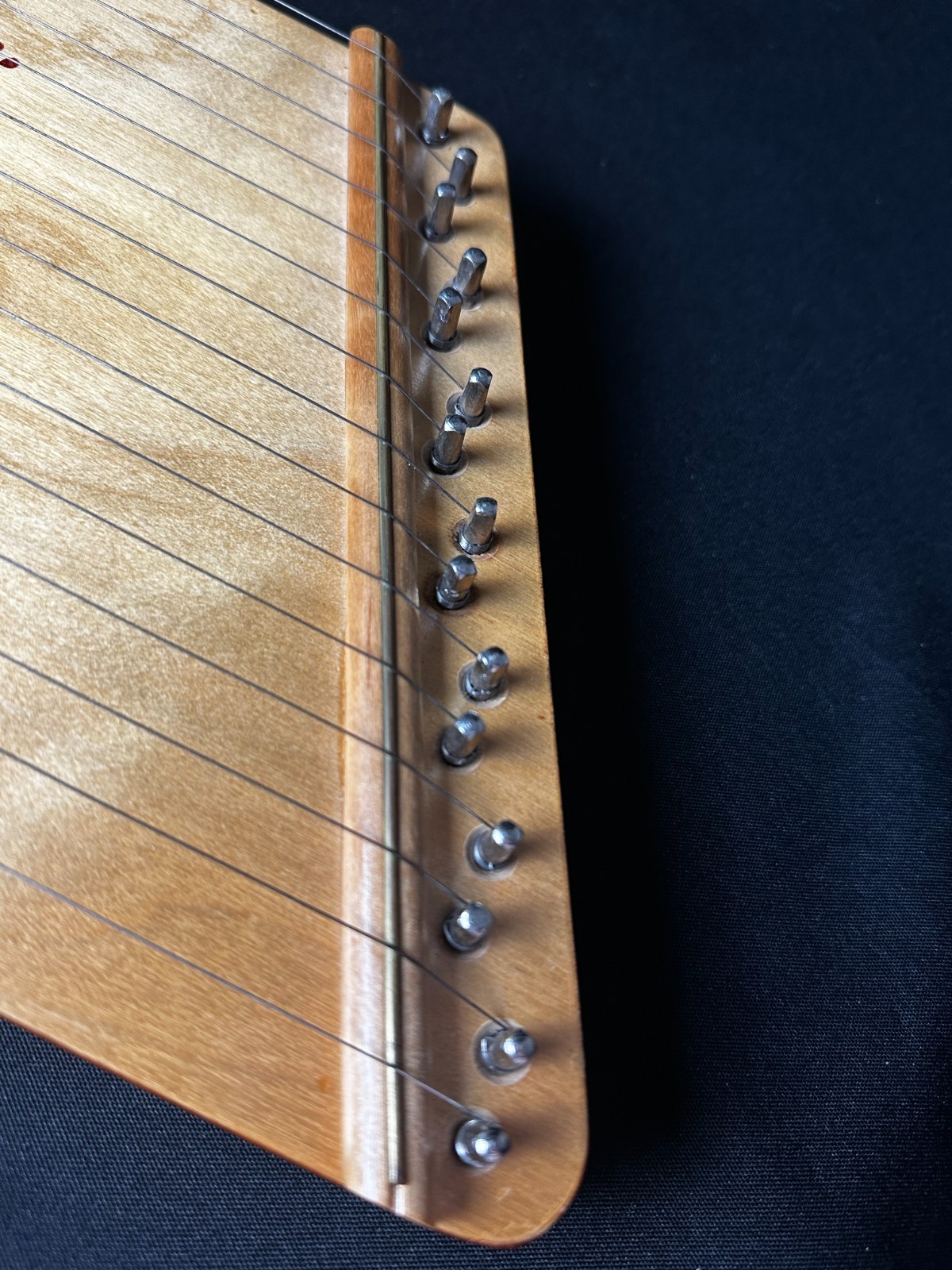 Peelerman-McLaughlin P.M. 15-String Lyrical Lap Harp (Vintage) Made in Belarus - Image 3