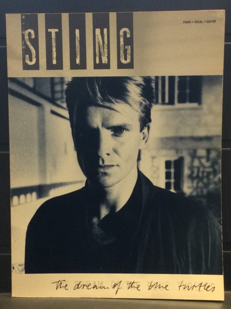 Sting - The Dream of the Blue Turtles - Piano/Vocal/Guitar