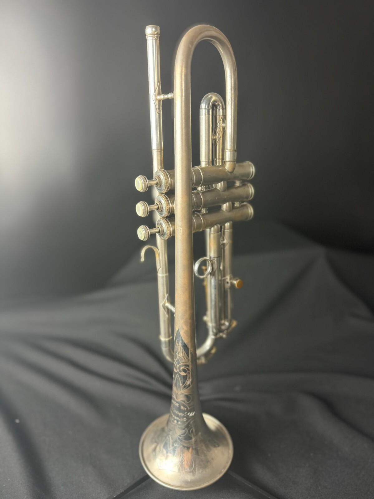 Conn 22B Silver Trumpet w/ Original Case & Accessories (Vintage 1929)