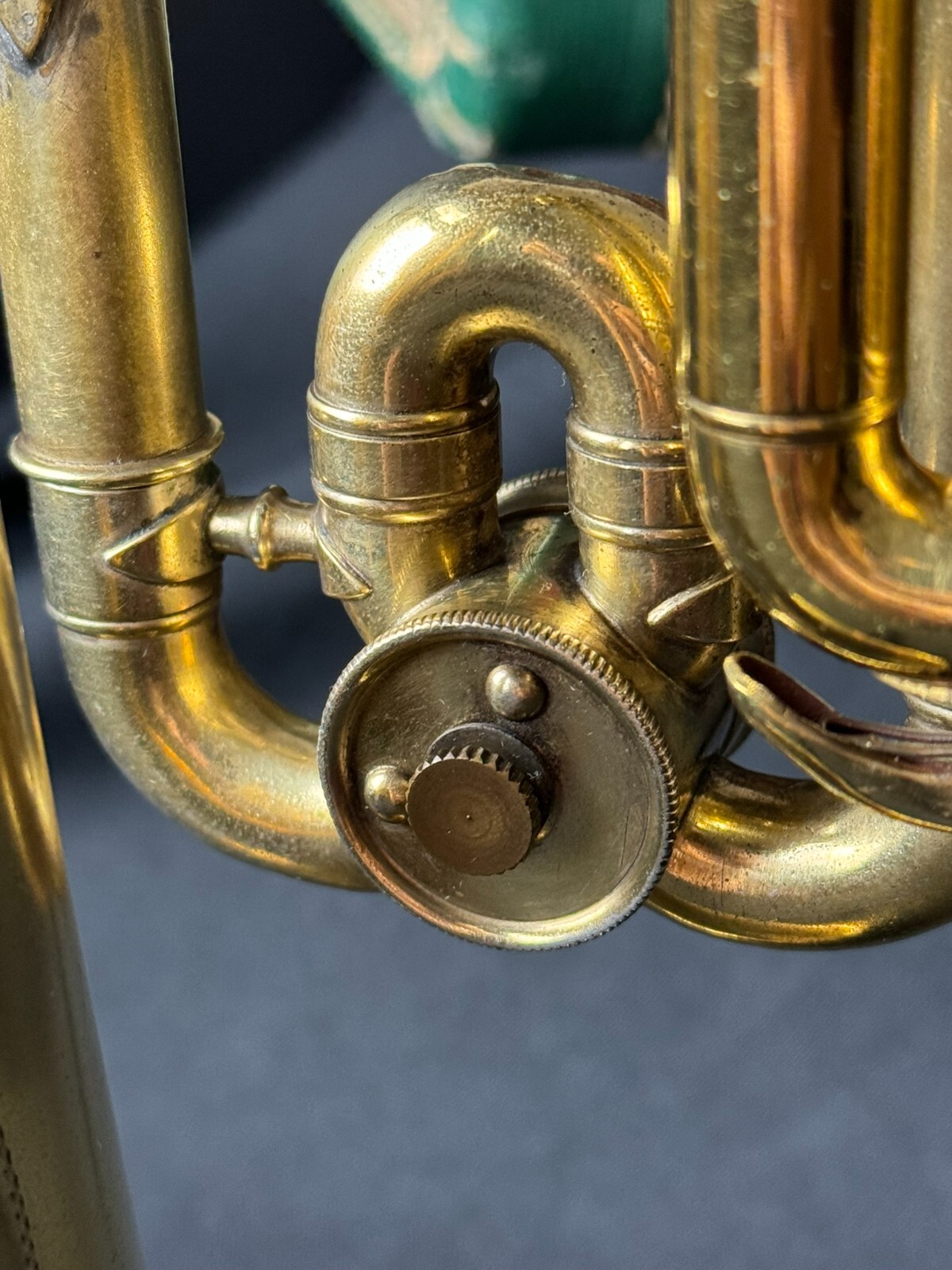 Conn Bb/A Gold-Plated Trumpet w/ Engravings (Vintage 1919) - Image 10