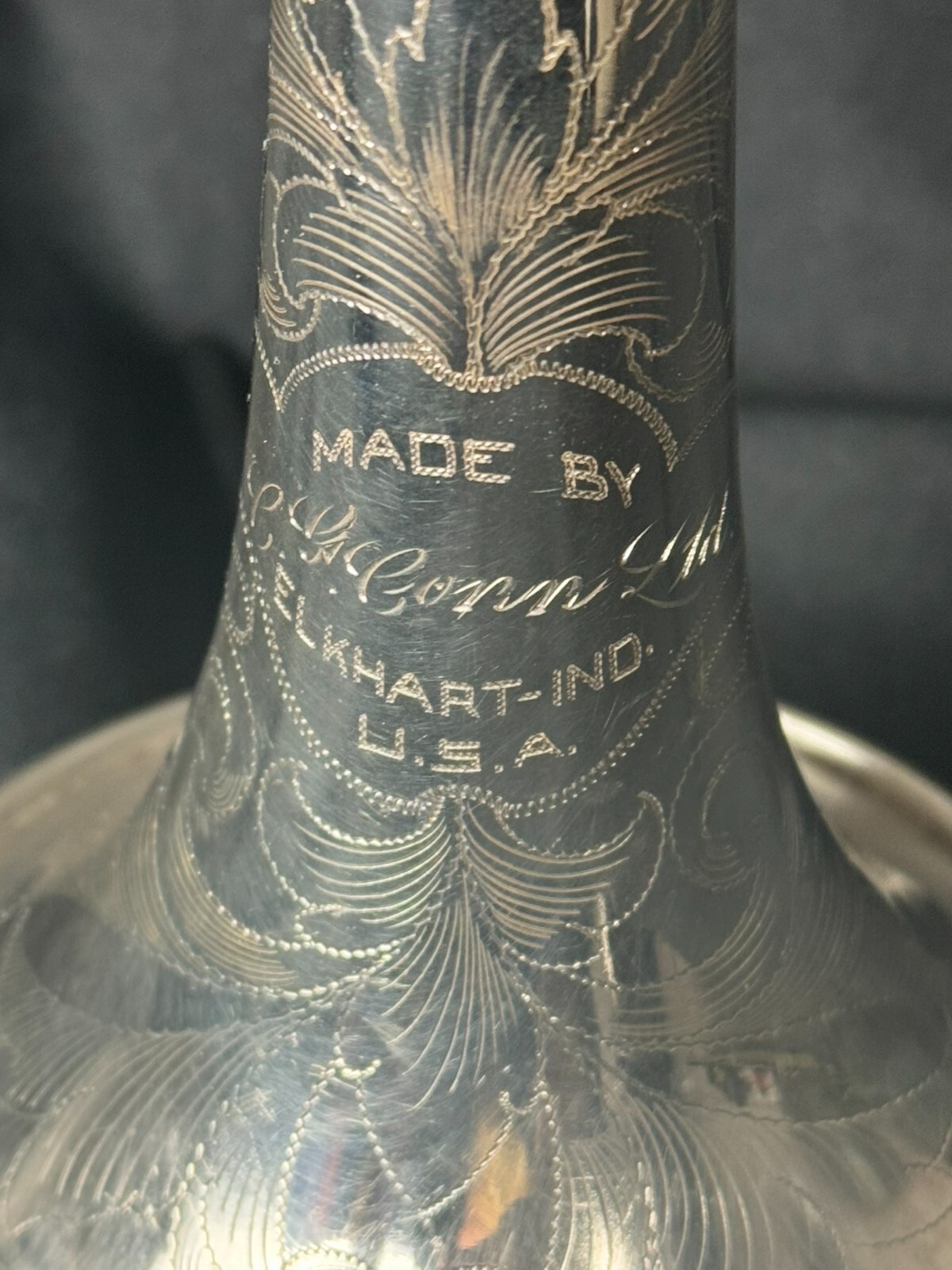 Conn 22B Silver Trumpet w/ Original Case & Accessories (Vintage 1929) - Image 3