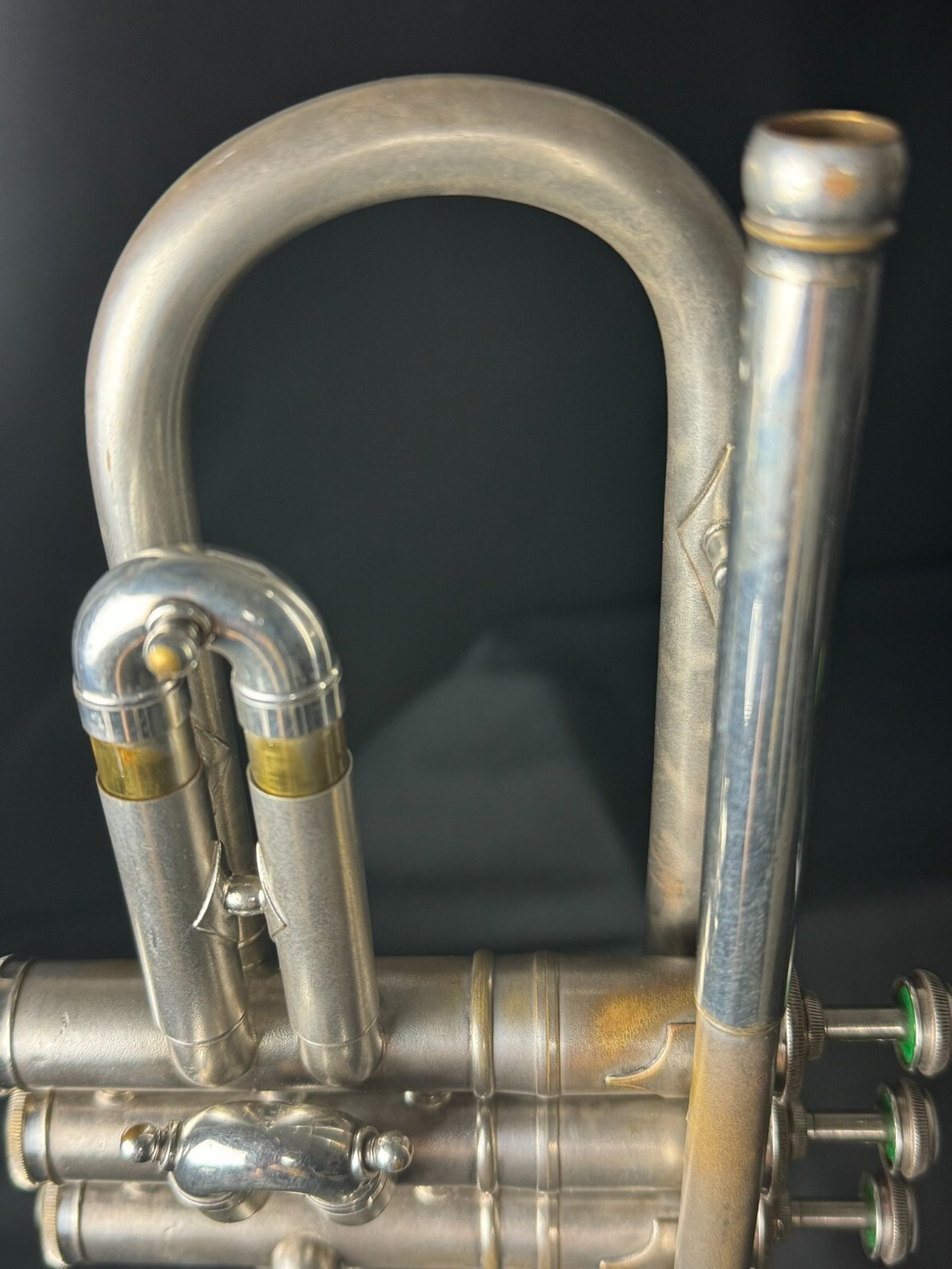 Conn 22B Silver Trumpet w/ Original Case & Accessories (Vintage 1929) - Image 9