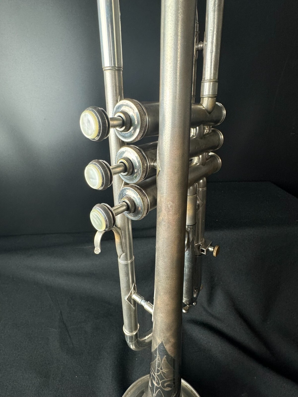 Conn 22B Silver Trumpet w/ Original Case & Accessories (Vintage 1929) - Image 13