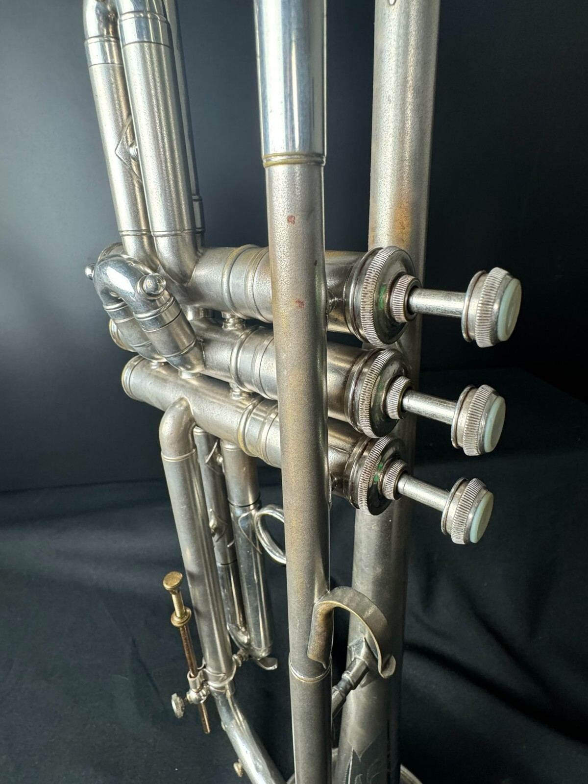 Conn 22B Silver Trumpet w/ Original Case & Accessories (Vintage 1929) - Image 14