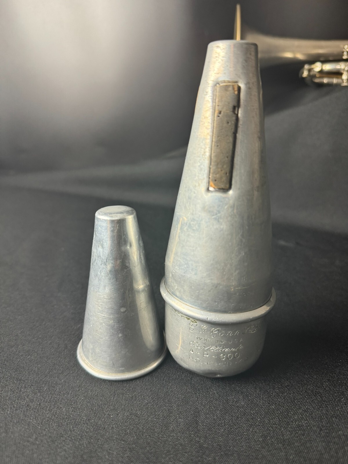 Conn 22B Silver Trumpet w/ Original Case & Accessories (Vintage 1929) - Image 15