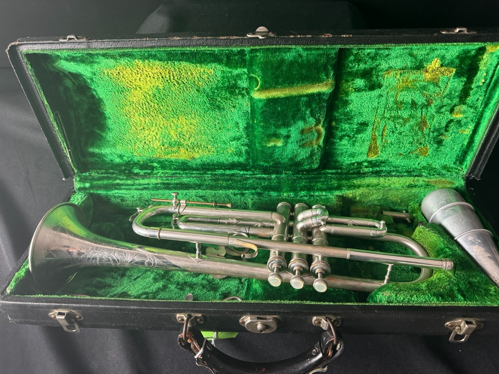 Conn 22B Silver Trumpet w/ Original Case & Accessories (Vintage 1929) - Image 17