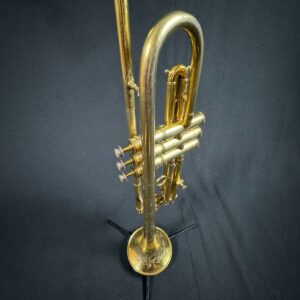 Conn Bb/A Gold-Plated Trumpet w/ Engravings (Vintage 1919)