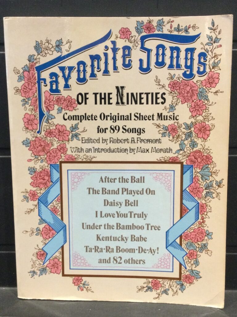 Favorite Songs of the Nineties - Complete Original Sheet Music for 89 Songs