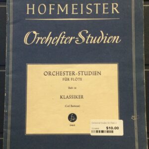 Hofmeister - Orchestral Studies for the Flute, Vol. 12