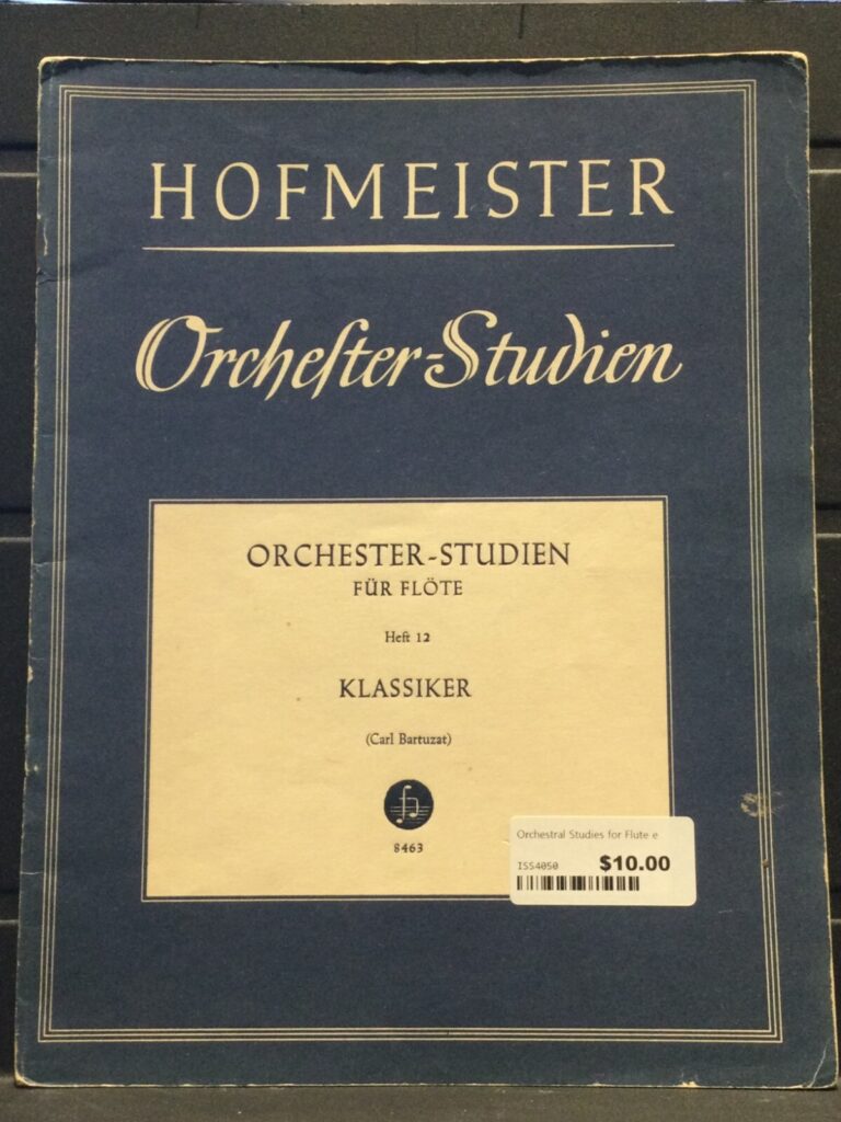 Hofmeister - Orchestral Studies for the Flute, Vol. 12