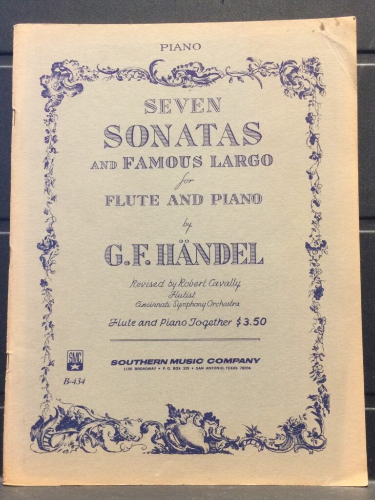 G.F. Handel - Seven Sonatas and Famous Largo for Flute and Piano