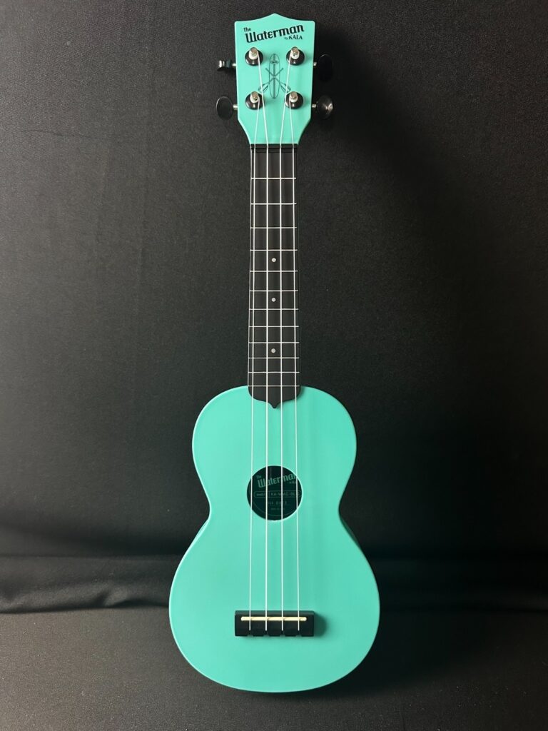 Waterman by Kala Soprano Ukulele (Aqua Mist, Glow-in-the-dark)