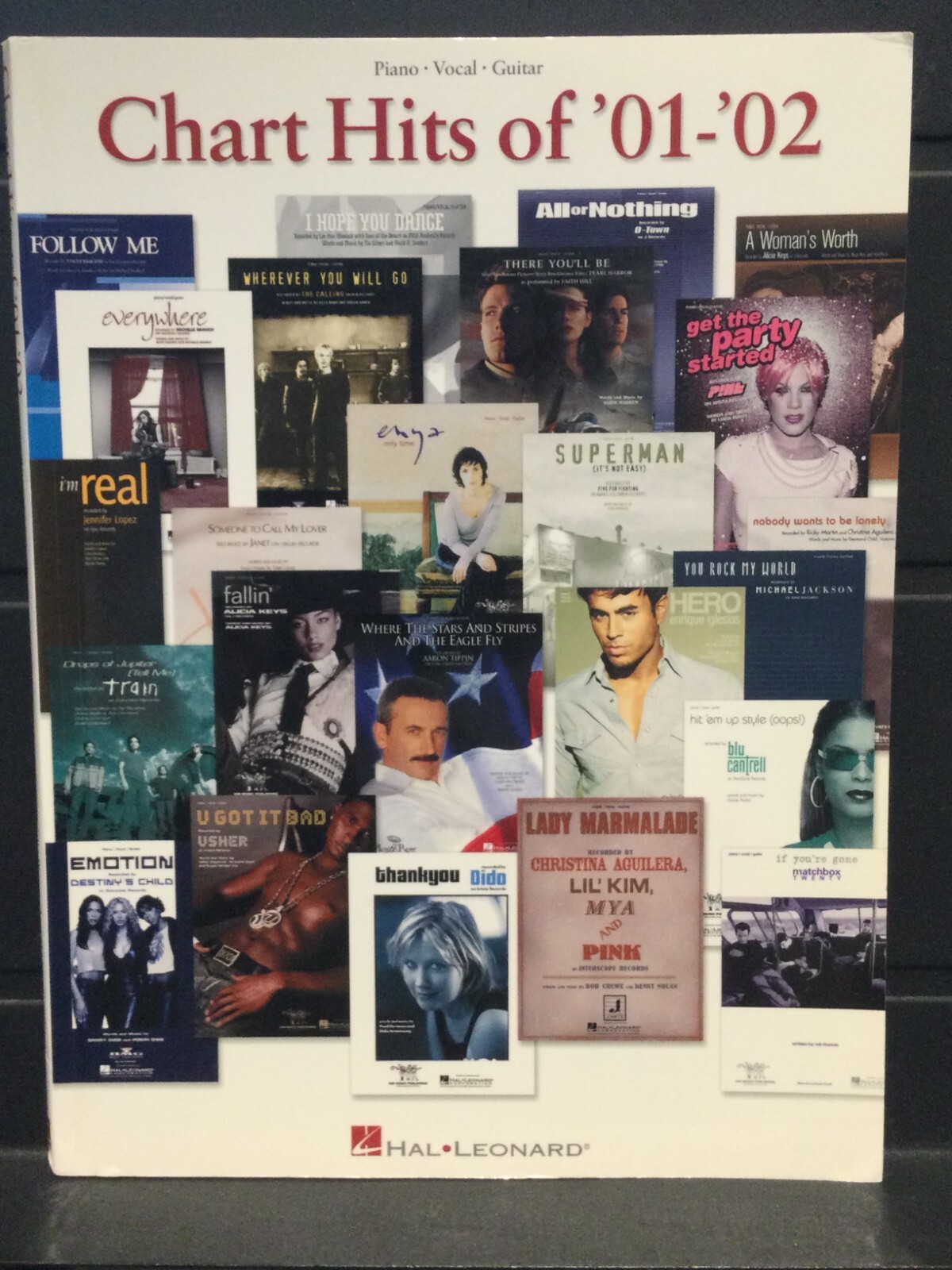 Chart Hits of '01 - '02 - Piano/Vocal/Guitar