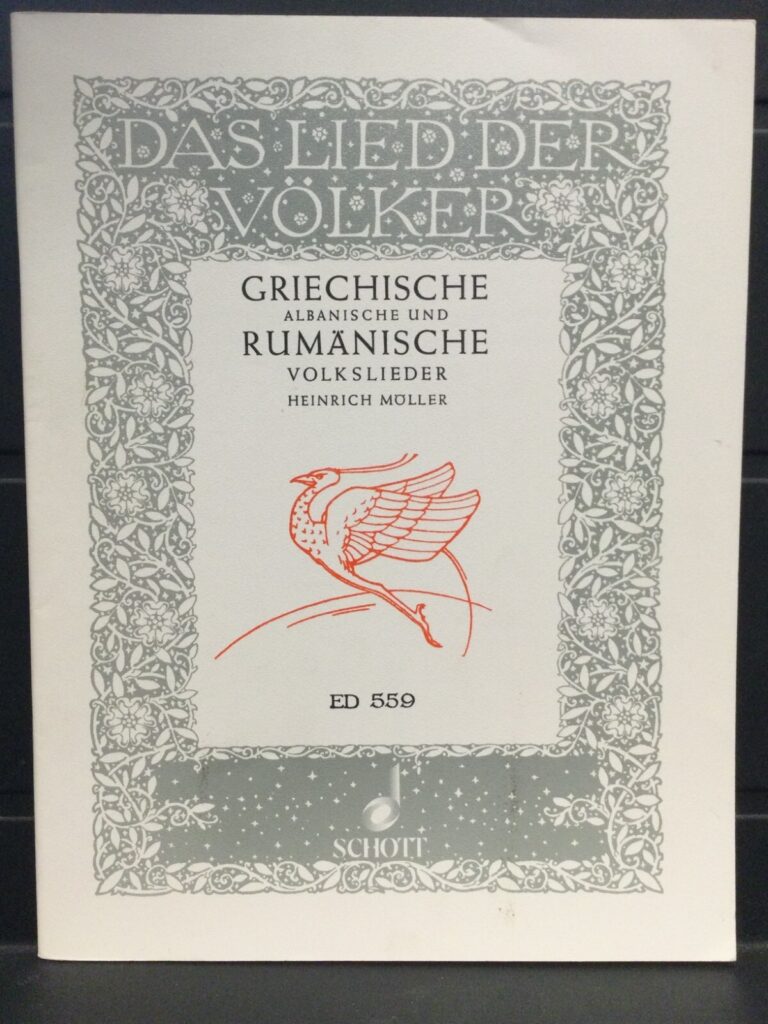Heinrich Moller - Das Lied Der Volker Ed 559