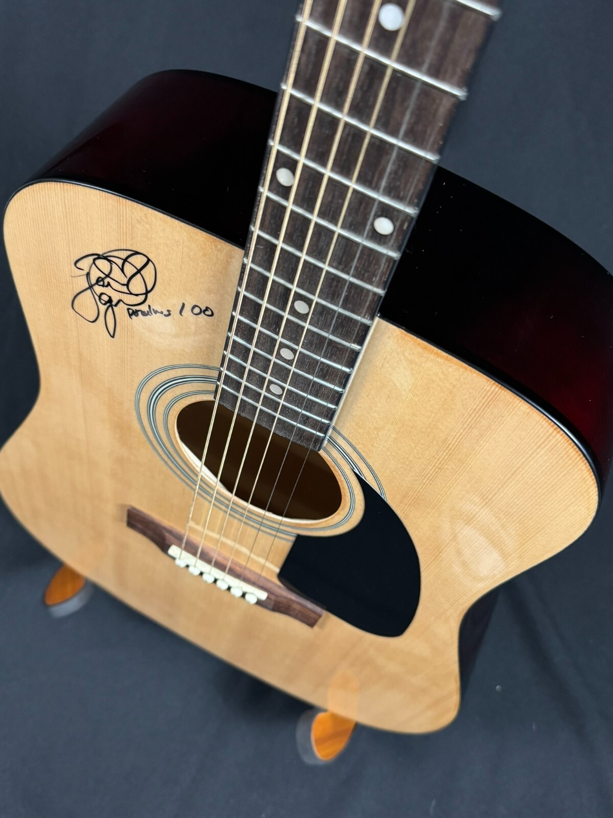 Fender FA-100 Acoustic Guitar - Signed by CCM Artist Jamie Grace *AUTOGRAPHED* - Image 8