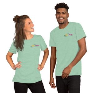 Unisex Gift of Music Pastel Soft Tee Shirt - Medium Heather Mint Green