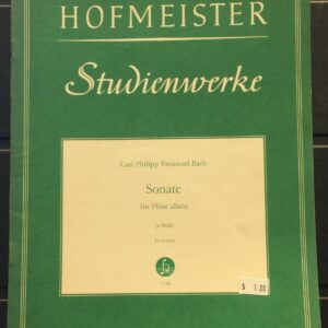 Hofmeister - C.P.E. Bach Sonata for Solo Flute