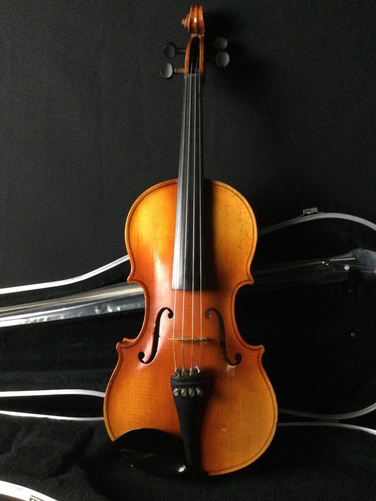 Czech Stradivarius Copy 3/4 Violin Outfit w/ NEW Bow - Image 2