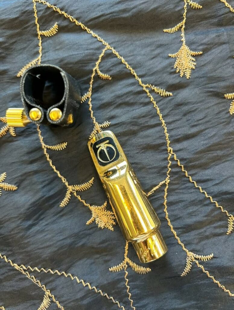 Jody Jazz Soprano Saxophone Metal Mouthpiece 10 Facing, Rovner ligature
