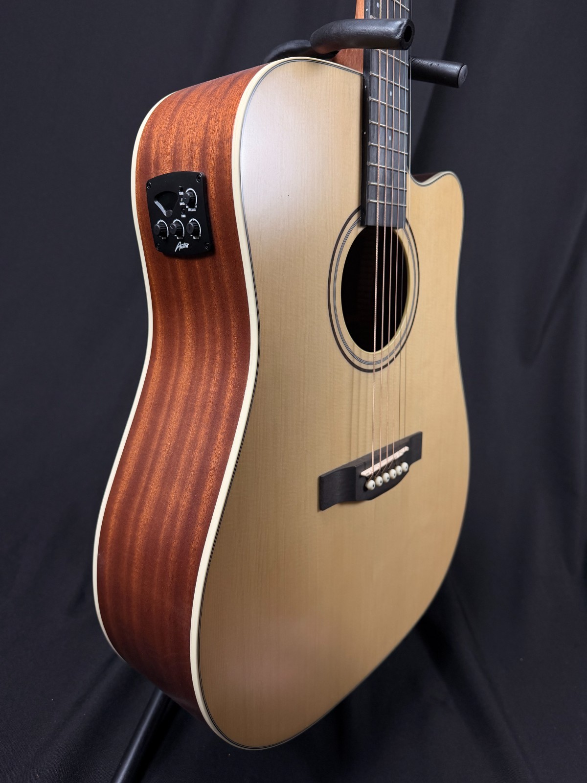 Austin AA25DSEC Acoustic-Electric Guitar - Image 4